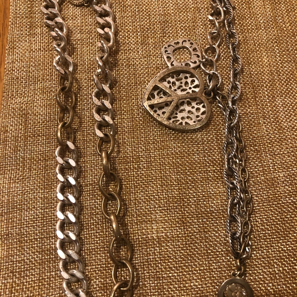 Jessica Simpson necklace,bracelet and earrings.